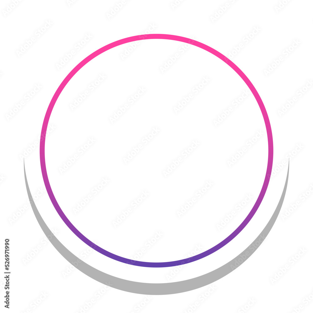 gradient round frame with round white background
gradient round frame with round white background