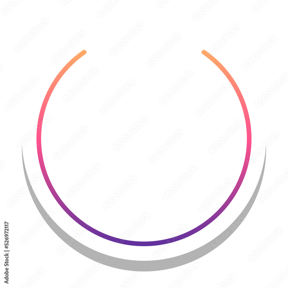 gradient round frame with round white background
gradient round frame with round white background