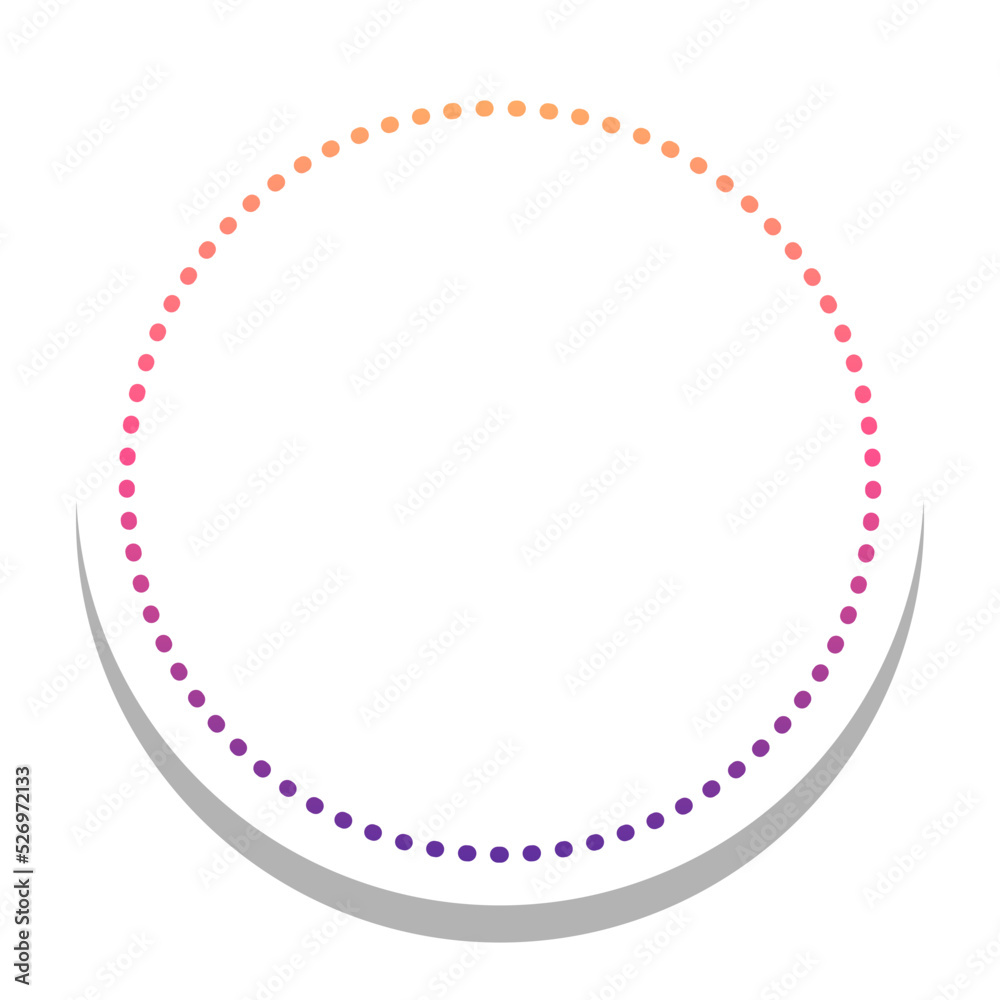 gradient round frame with round white background
gradient round frame with round white background