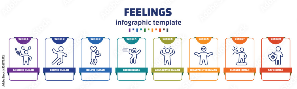 infographic template with icons and 8 options or steps. infographic for ...