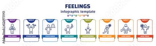 Fényképezés infographic template with icons and 8 options or steps