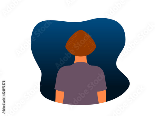 flat design happy farmer's day