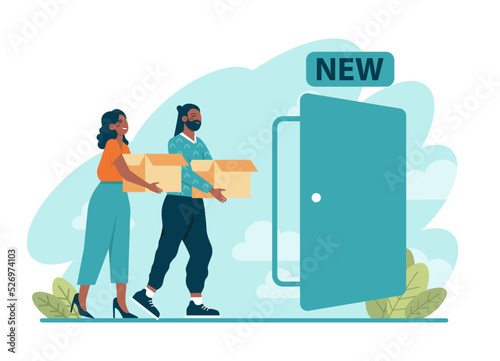 Beginner or newbie concept. New employee starting a career, project or task.