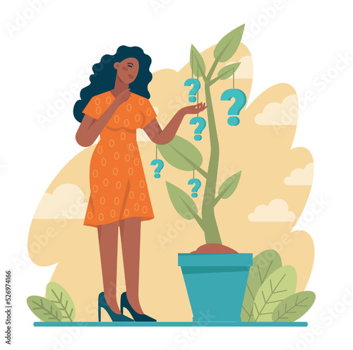 Beginner or newbie concept. New employee starting a career, project or task.