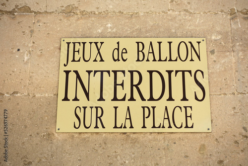 jeux de ballons interdits photo