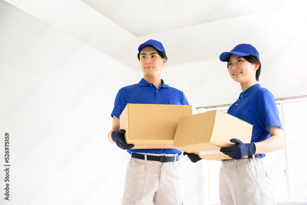 信頼できそうな引っ越しの作業員のイメージ 信頼できそうな引っ越しの作業員のイメージ