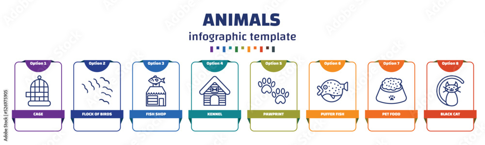 infographic template with icons and 8 options or steps. infographic for ...