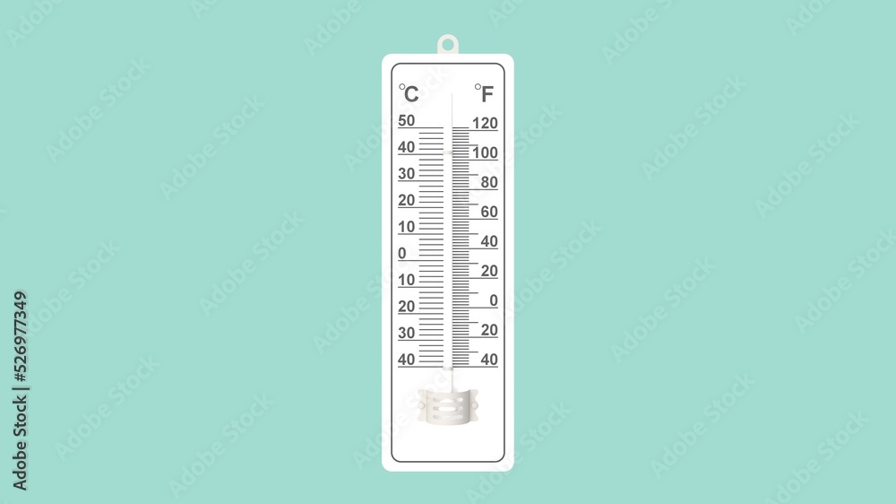 3D rendering of a liquid based weather thermometer a measuring instrument used to measure and indicate temperatures. 3d renderd computer model isolated in empty space background. 3D rendering of a liquid based weather thermometer a measuring instrument used to measure and indicate temperatures. 3d renderd computer model isolated in empty space background.