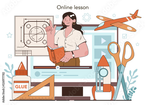 Crafting and modeling course online service or platform.