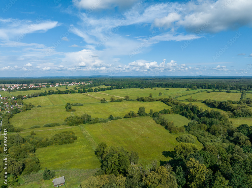 Obraz premium Czechia. Aerial View of Trebon. Trebon is Historical Town in South Bohemia, Czech Republic, Europe.
