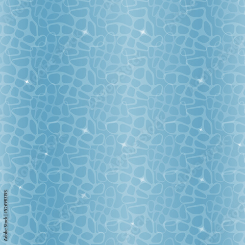 illustration vector blue water texture top view of swimming pool