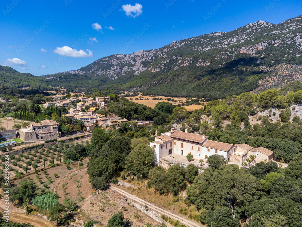 Son Terrasa, Majorcan manor house owned by Carmen March, Orient village, Bunyola, Majorca, Balearic Islands, Spain