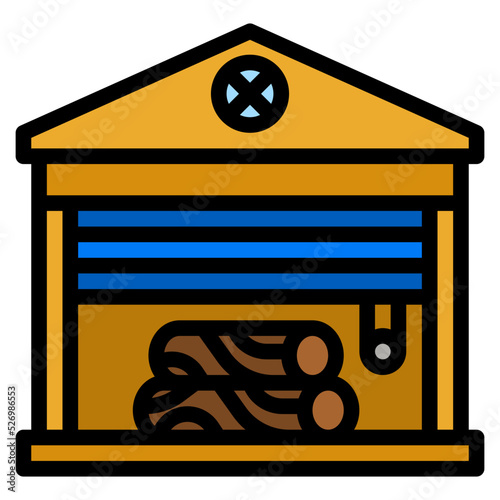 storehouse line icon