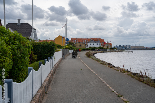 Kalundborg in Dänemark - Hafen und Stadt  photo