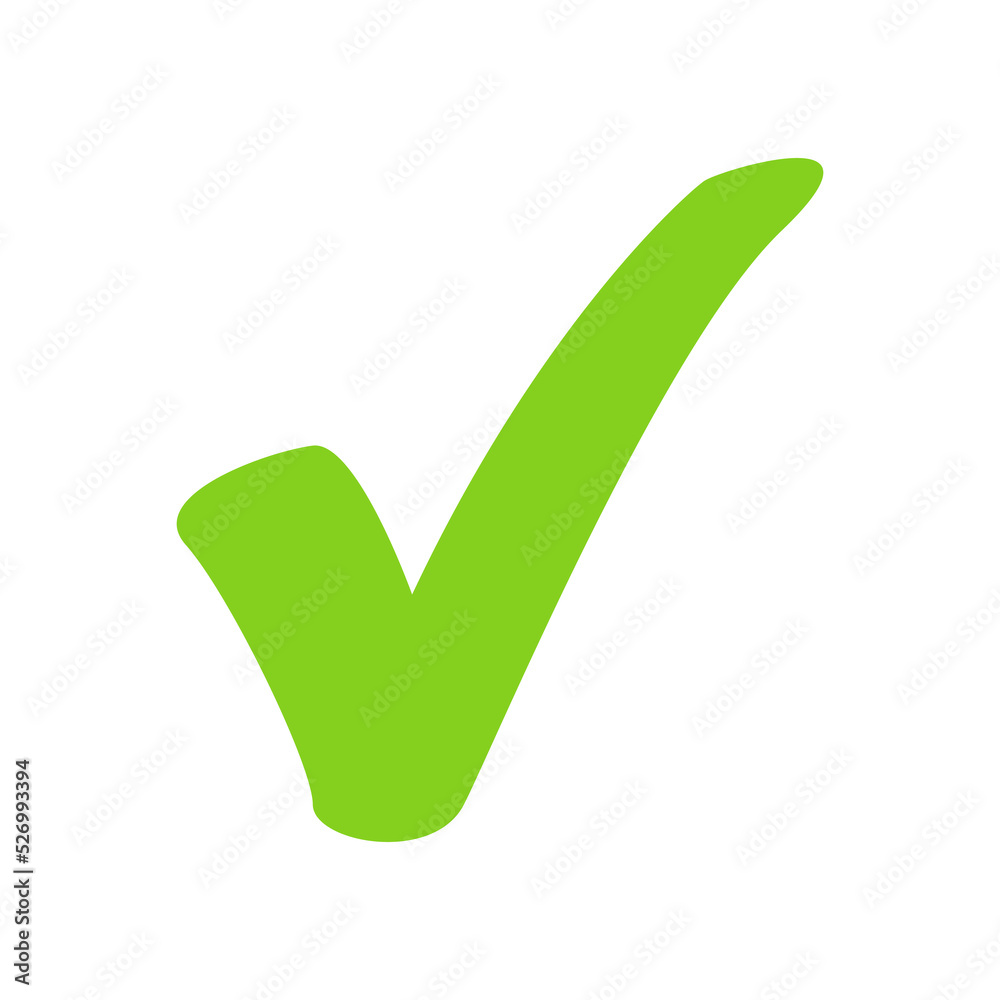 Check mark icon. Check mark icon.