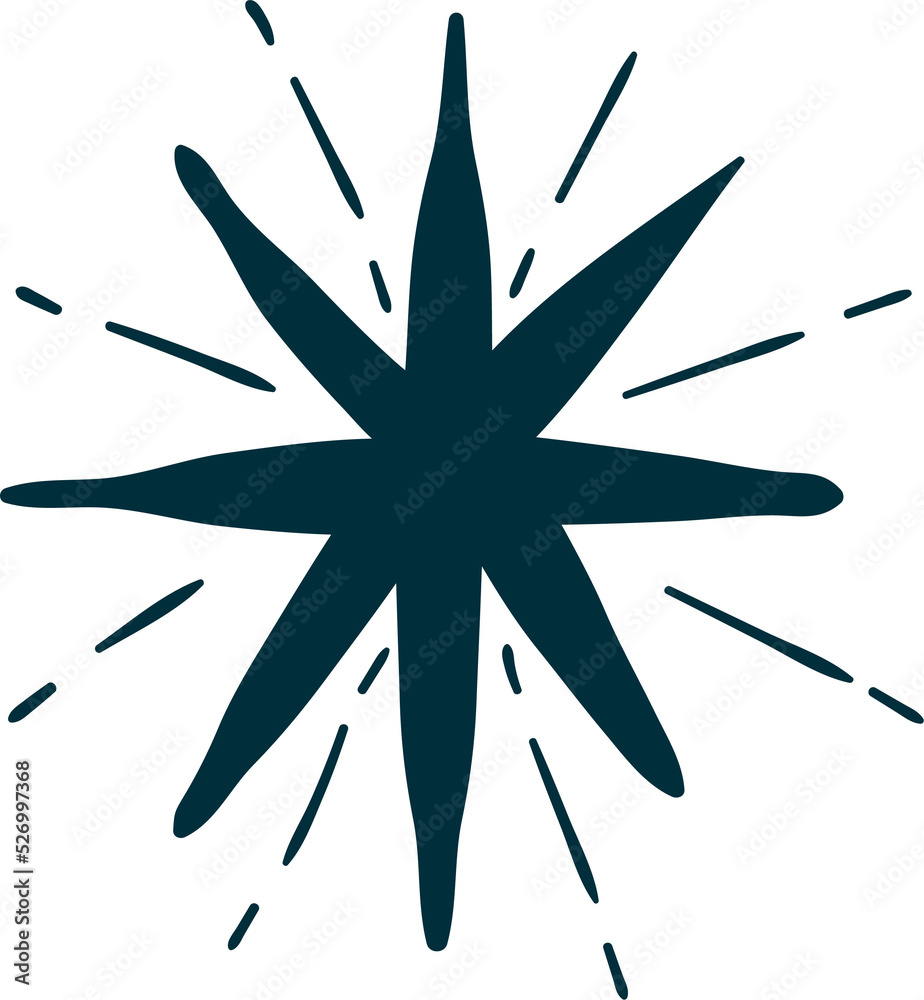 Obraz premium Constellations, celestial objects, stars, planets, sun, moon, space elements in doodle style