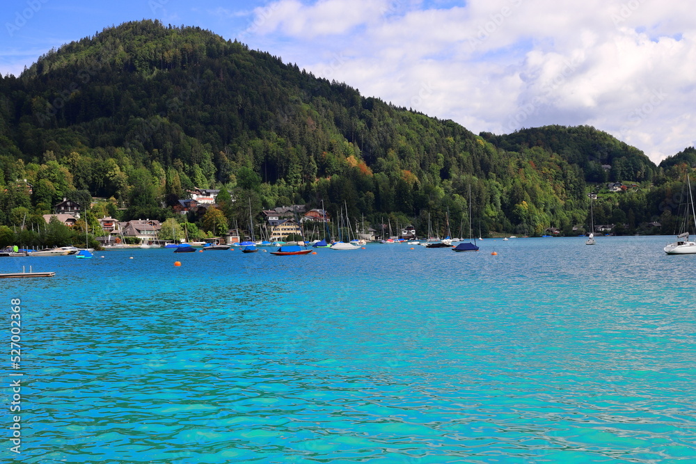 Travel to Austria. Lake Wolfgangsee.