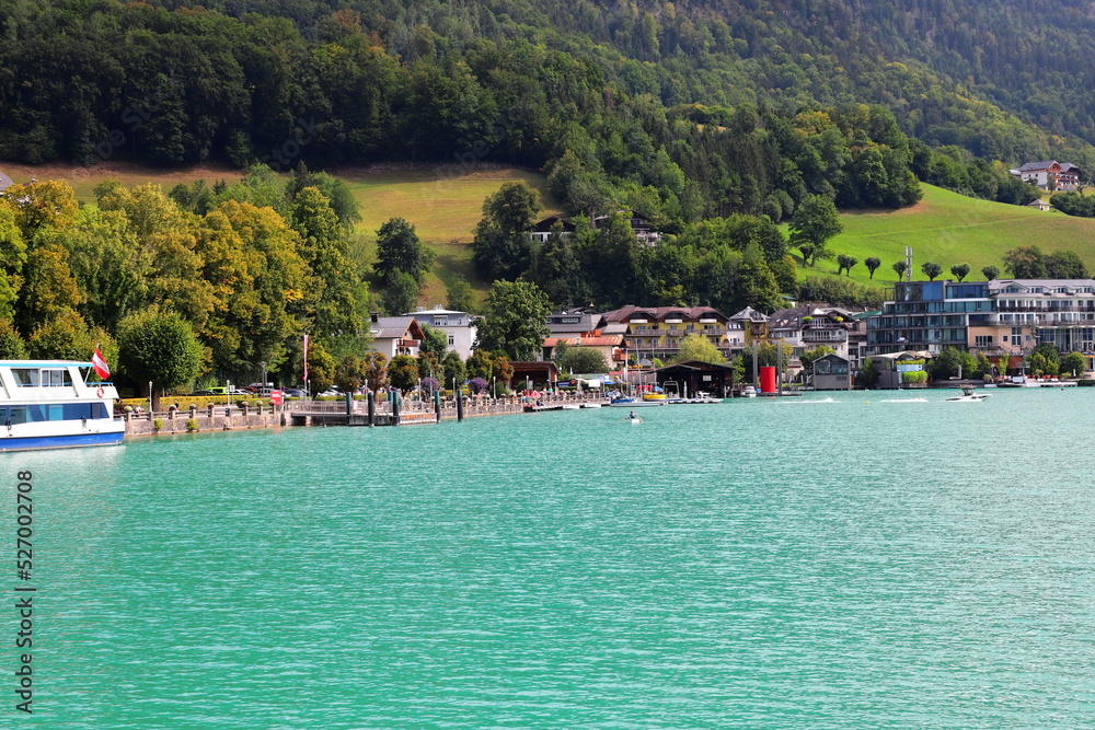 Travel to Austria. Lake Wolfgangsee.