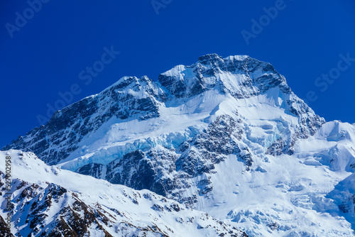 Foto Hooker Valley Track at Mt Cook in New Zealand