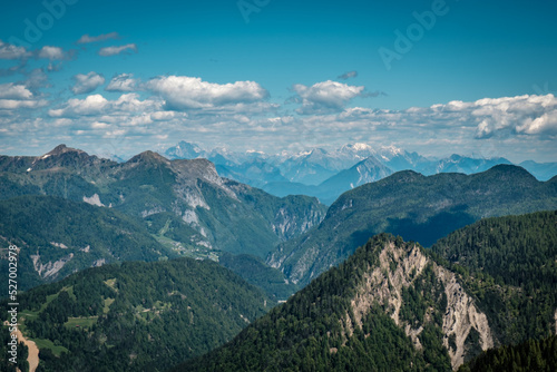 Fototapeta Naklejka Na Ścianę i Meble -  Exploration spring day in the beautiful Carnic Alps, Friuli-Venezia Giulia, Italy