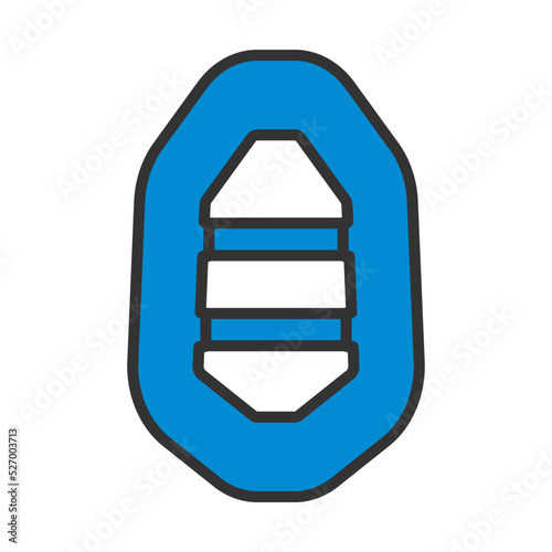 Icon Of Rubber Boat
