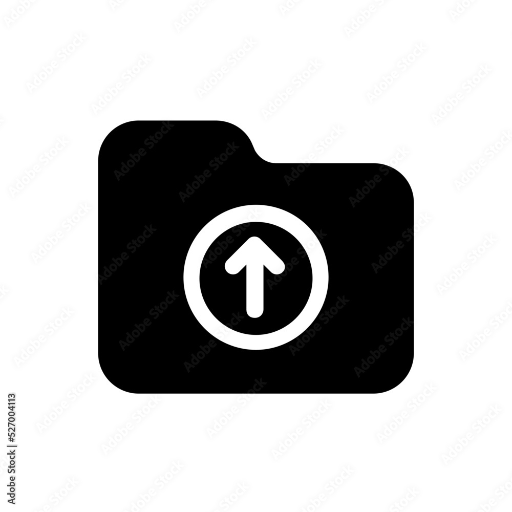 upload folder glyph icon upload folder glyph icon