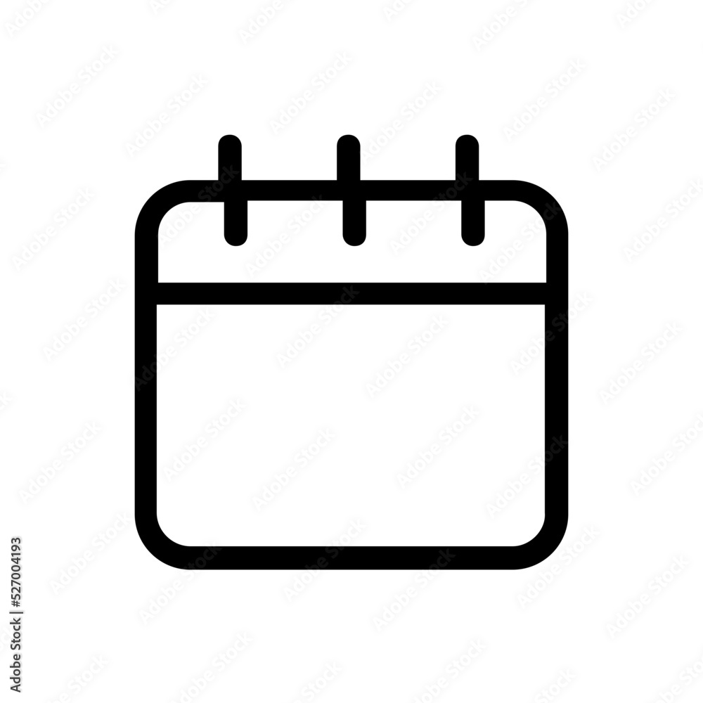 calendar line icon