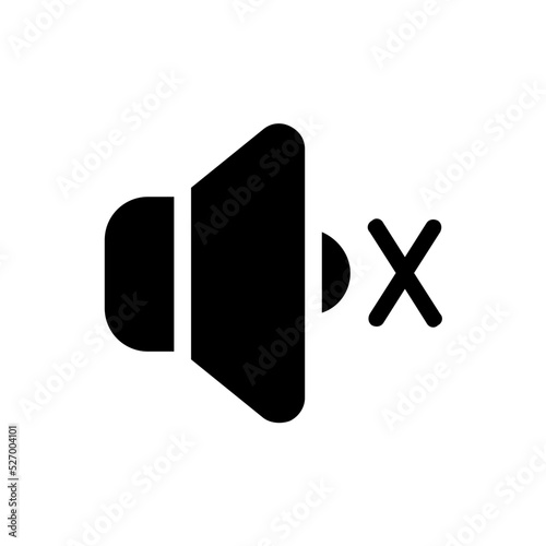 mute glyph icon
