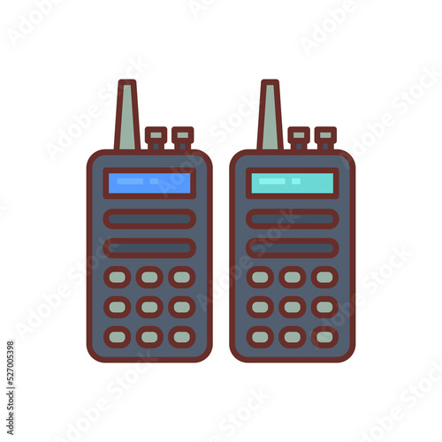 Walkie Talkie icon in vector. Logotype