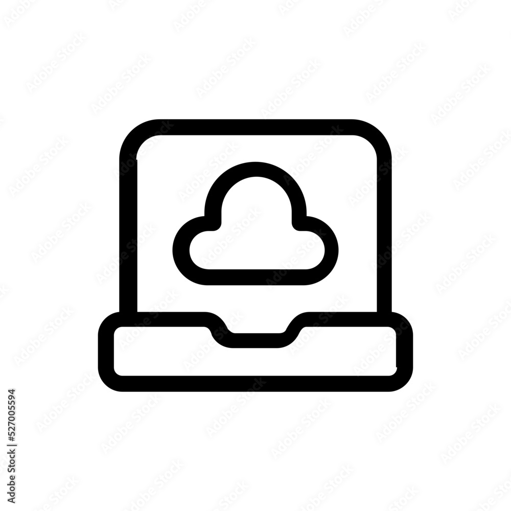 laptop line icon laptop line icon