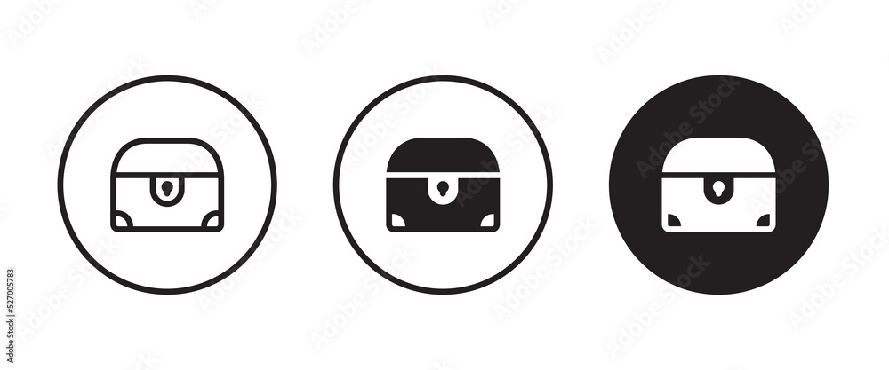 treasure chest icon, vector, sign, symbol, logo, illustration, editable stroke, flat design style isolated on white linear treasure chest icon, vector, sign, symbol, logo, illustration, editable stroke, flat design style isolated on white linear