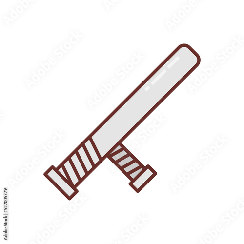 Police Baton icon in vector. Logotype