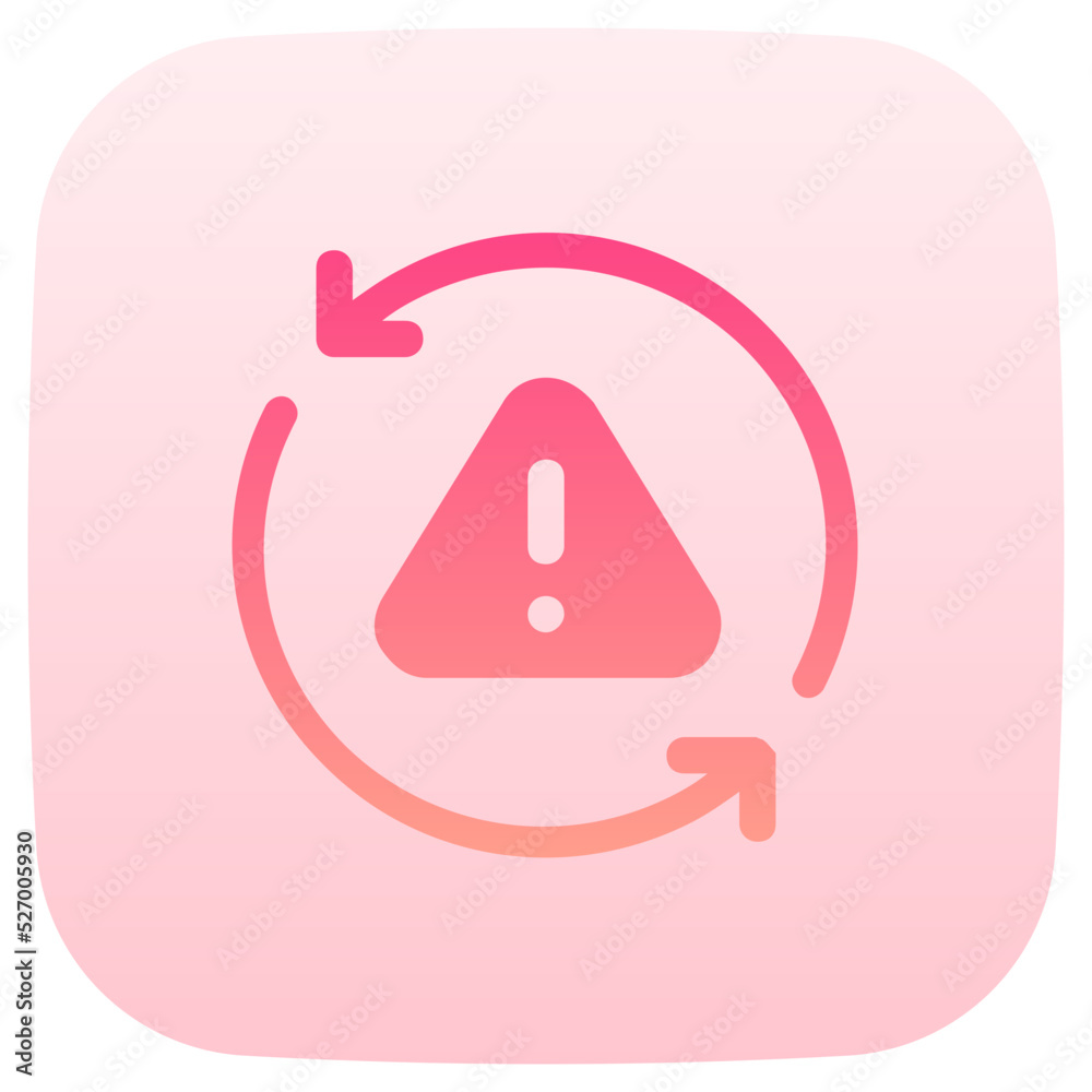 error flat gradient icon error flat gradient icon