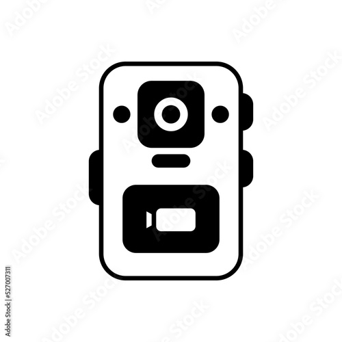 Bodycam icon in vector. Logotype