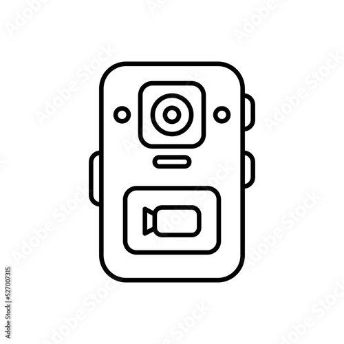 Bodycam icon in vector. Logotype