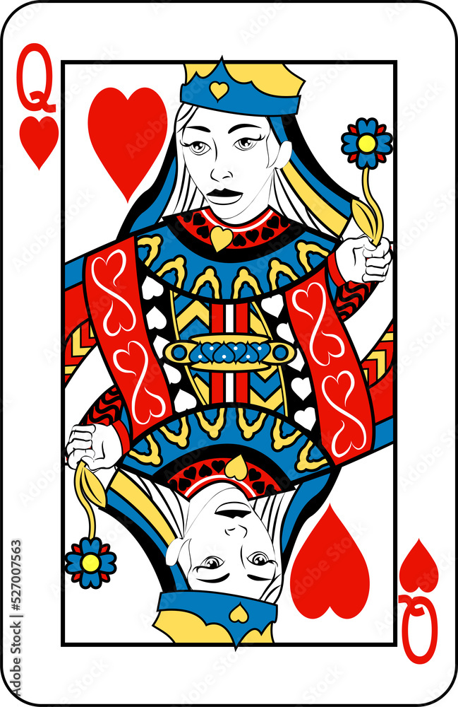 Fototapeta premium queen of hearts