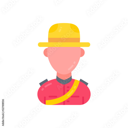 Mounted Police icon in vector. Logotype