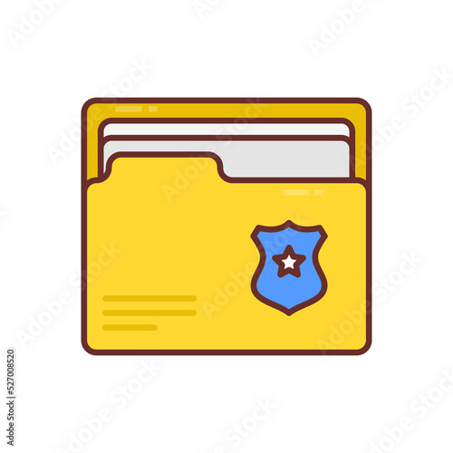 Confidential Information icon in vector. Logotype