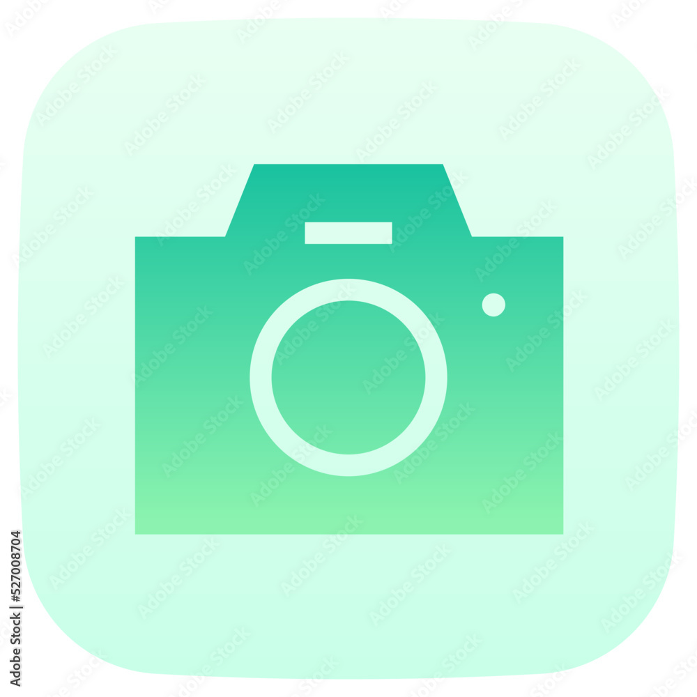 photo camera flat gradient icon photo camera flat gradient icon