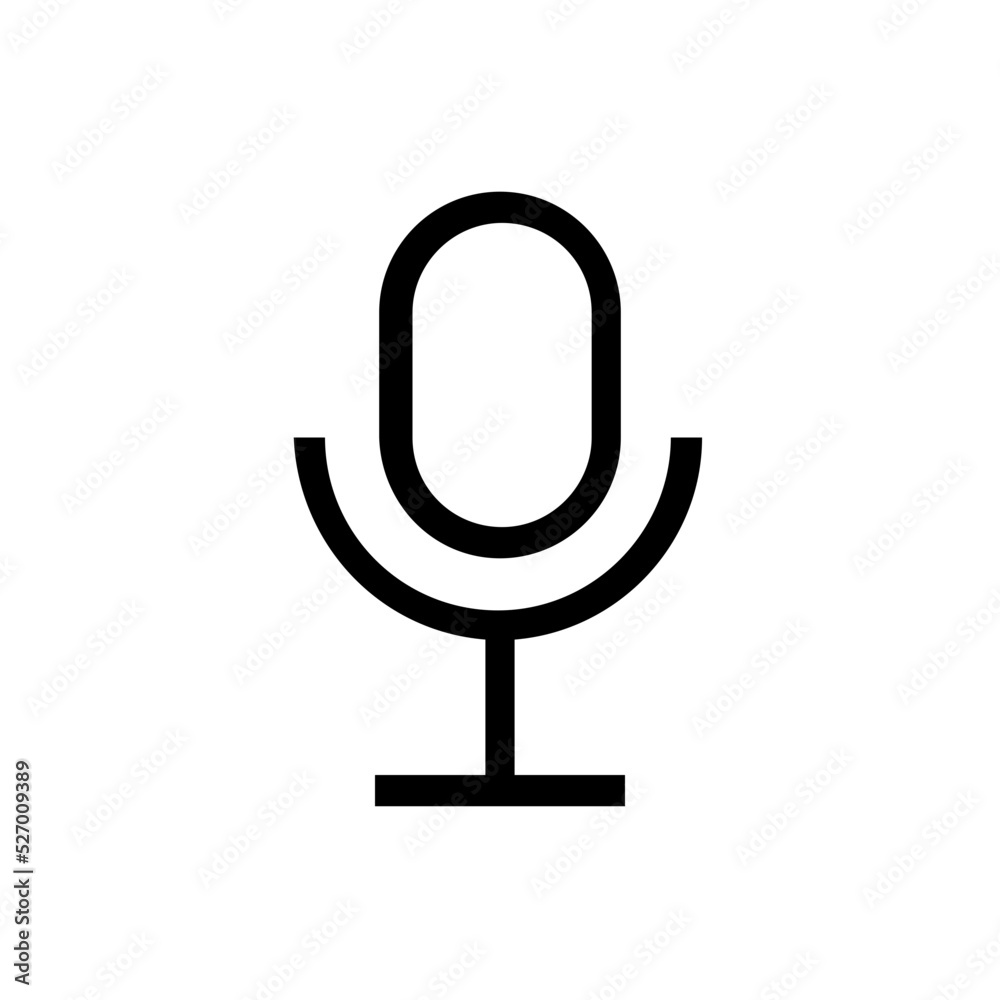 microphone line icon microphone line icon