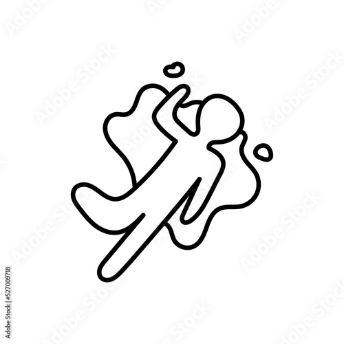 Murder icon in vector. Logotype