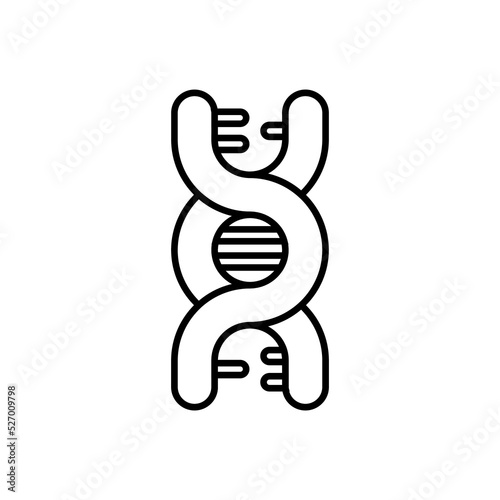 DNA icon in vector. Logotype