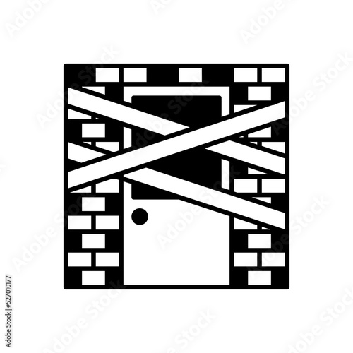 Police Line icon in vector. Logotype photo