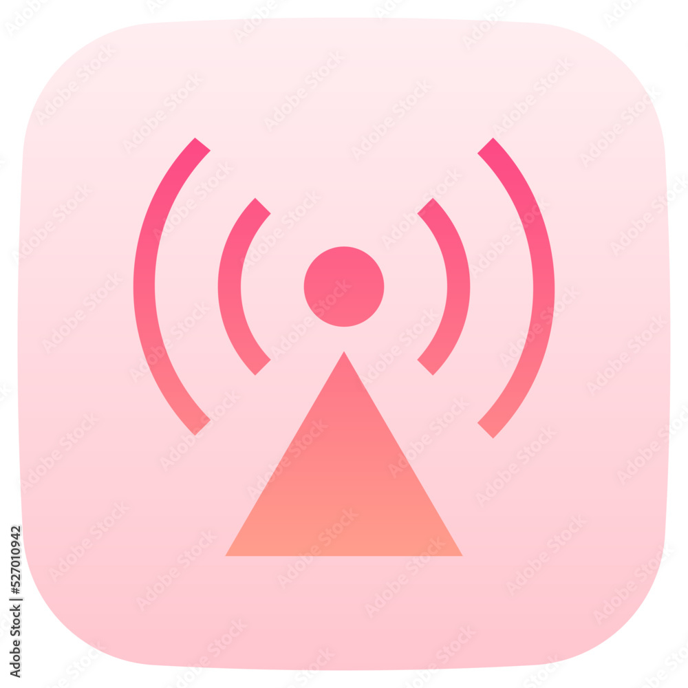 wifi connection flat gradient icon wifi connection flat gradient icon