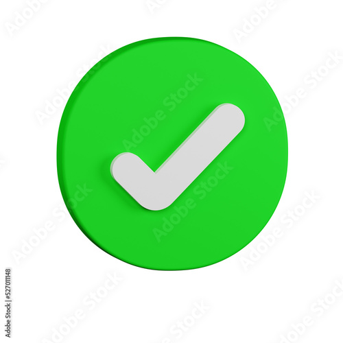 green check mark button