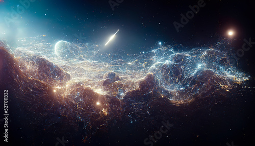 Abstract space background. ...