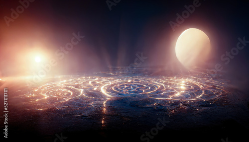 Abstract space background. ...