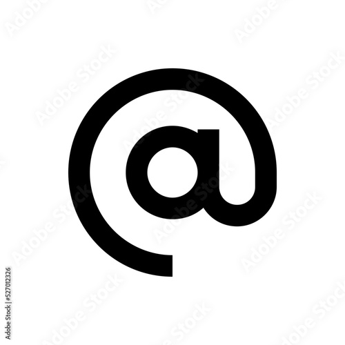 arroba glyph icon photo