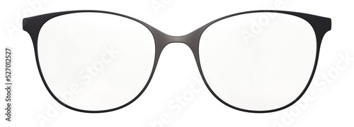 typical glasses frame on transparent background photo