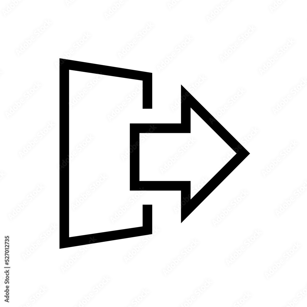 logout line icon logout line icon